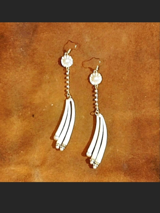 Handmade Jewelry - Native American Dentalium Shell Earrings* Native Made